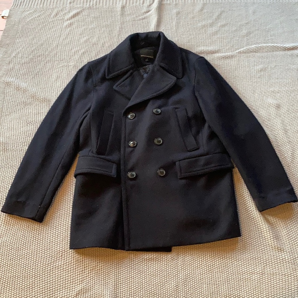 Banana Republic Navy Men’s Peacoat